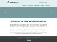 semmler-malerbetrieb.de Webseite Vorschau