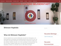 shinsonhapkido-seligenstadt.de Webseite Vorschau