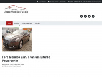 automobilefulda.de Webseite Vorschau