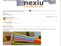 nexiu.de Webseite Vorschau