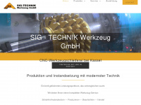 sig-technik.de Webseite Vorschau