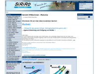 siriro-shop.de Webseite Vorschau