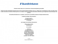 skandicinkasso.de Webseite Vorschau