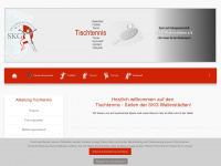 tischtennis.skg-wallerstaedten.de Webseite Vorschau