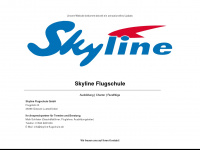 skyline-flugschule.de Webseite Vorschau