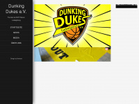 dunking-dukes.de Webseite Vorschau