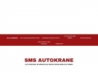 sms-autokrane.de Webseite Vorschau