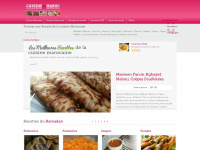 cuisinedumaroc.com Webseite Vorschau