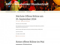 bensheimer-musikertreff.de Webseite Vorschau