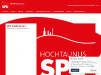 spd-hochtaunus.de Webseite Vorschau