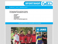 sportshop-will.de Webseite Vorschau