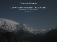 florian-leder.com Webseite Vorschau