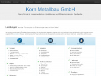 kornmetallbau.de Webseite Vorschau