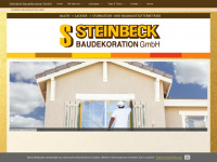 steinbeck-baudekoration.de Webseite Vorschau