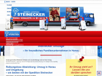 steinecker-umzuege.de Webseite Vorschau