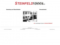 steinfeld-bode.de Webseite Vorschau