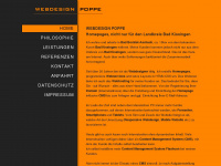 webdesign-poppe.de Webseite Vorschau