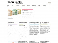 prominetz.de Webseite Vorschau
