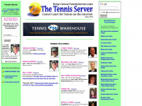 tennisserver.com Webseite Vorschau
