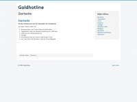 goldhotline.de Webseite Vorschau