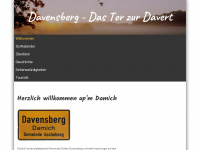 davensberg.de Webseite Vorschau