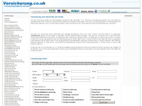 versicherung.co.uk Webseite Vorschau