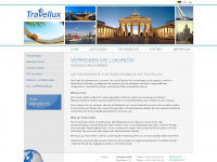 travellux.de Webseite Vorschau
