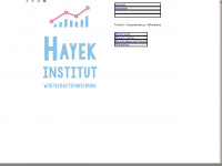 hayek-institut.at Webseite Vorschau