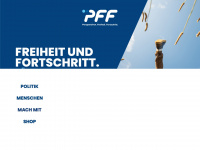 pff.be Webseite Vorschau