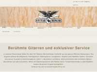 guitar-repairs.ch Webseite Vorschau