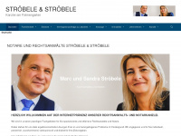 stroebele-rechtsanwalt.de Webseite Vorschau