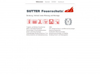 sutter-feuerschutz.de Webseite Vorschau