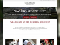 kanzlei-borselhof.de Webseite Vorschau