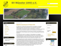 sv-muenster1945.de Webseite Vorschau