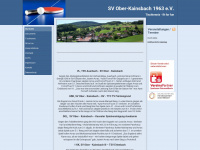 sv-ober-kainsbach.de Webseite Vorschau