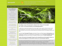 synergetik-therapie.net Webseite Vorschau