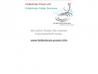 feldenkrais-praxis.com Webseite Vorschau