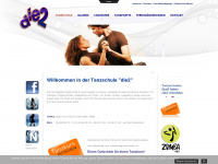 tanzschule-die2.de Webseite Vorschau