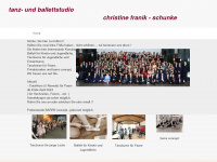 tanzschule-franik.de Webseite Vorschau