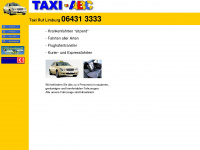 taxi-abc-limburg.de Webseite Vorschau