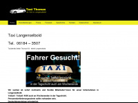 taxi-langenselbold.de Webseite Vorschau