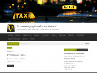 taxi-vereinigung-frankfurt.de Webseite Vorschau