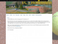 tc-hohenstein.de Webseite Vorschau