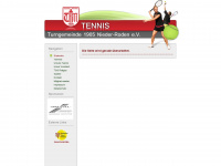 tgn-tennis.de Webseite Vorschau