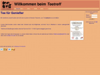 teetreff.info Webseite Vorschau