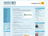 winter-elektro.de Webseite Vorschau