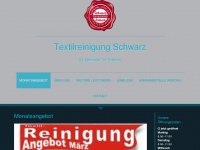 textilreinigung-schwarz.de Webseite Vorschau