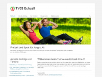 tv-echzell.de Webseite Vorschau