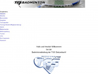 tgs-badminton.de Webseite Vorschau