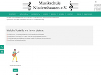 musikschule-niedernhausen.de Webseite Vorschau